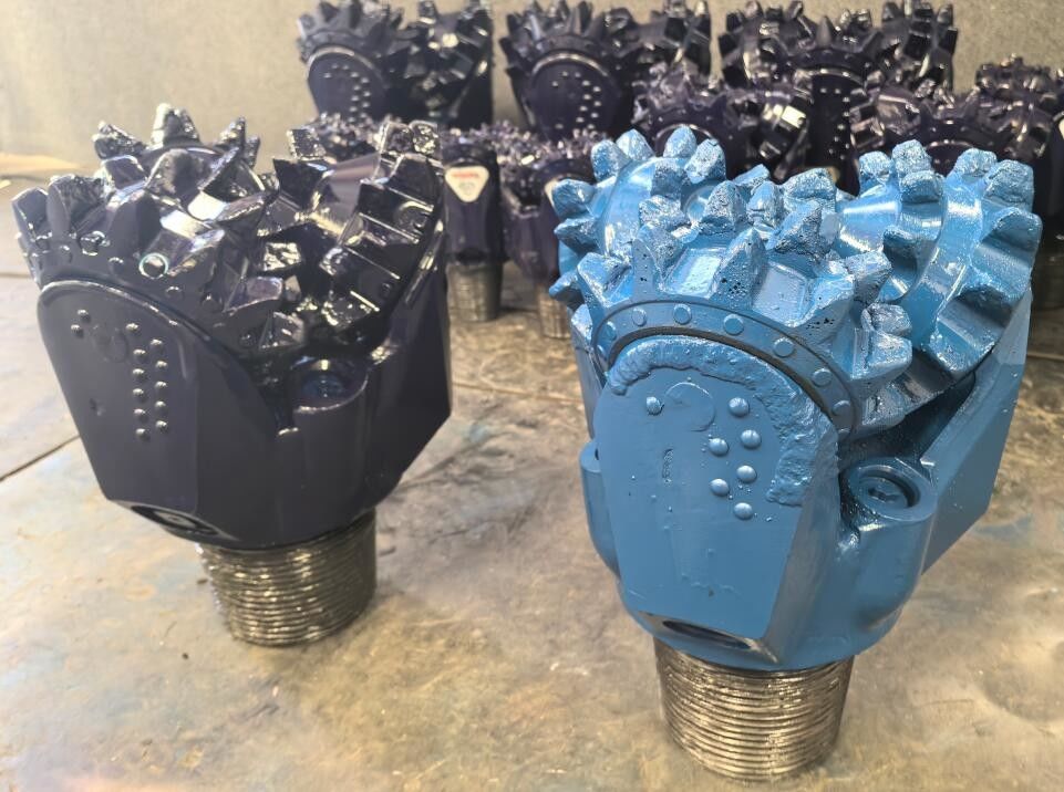 Yüksek kaliteli çelik diş trikon matkapı, petrol kuyusu delme için, freze edilmiş diş trikon matkapı