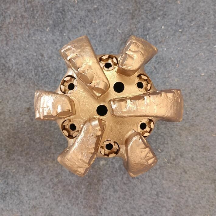 Elmas 98mm 3 Blade Pdc Arc Angle Drill Bit Su Kuyuları için Kömür Madenleri