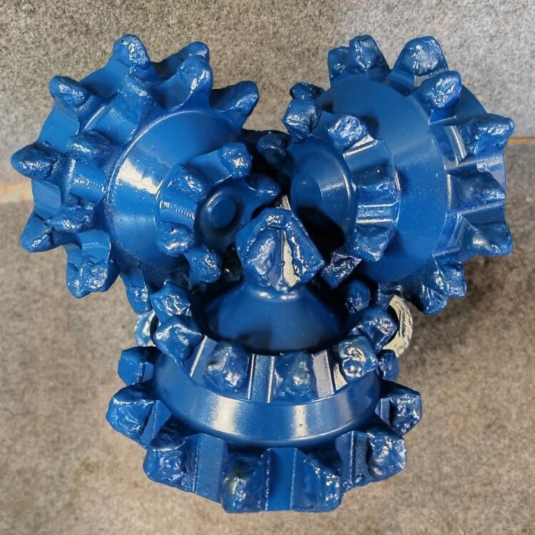 Karbon Çelik Tricone Rock Bit Üç Konus Roller Bits Rock Drill Su Kuyu İnşaat Endüstrileri